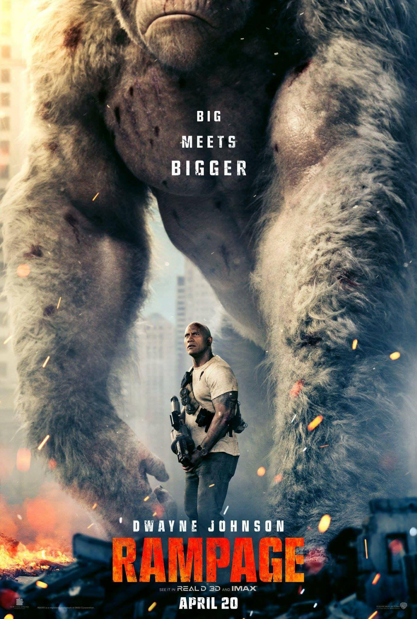 DWAYNE 'THE ROCK' JOHNSON Headlines Live-Action Adaptation Of RAMPAGE ...
